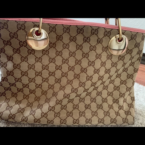 Gucci Monogram With Pink Leather - Picture 11 of 11
